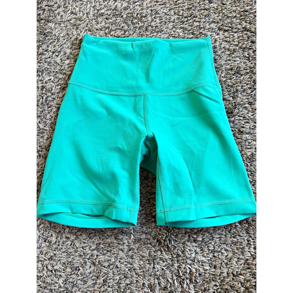 Lululemon Wunder Train High-Rise Short 6" Maldives Green size 4